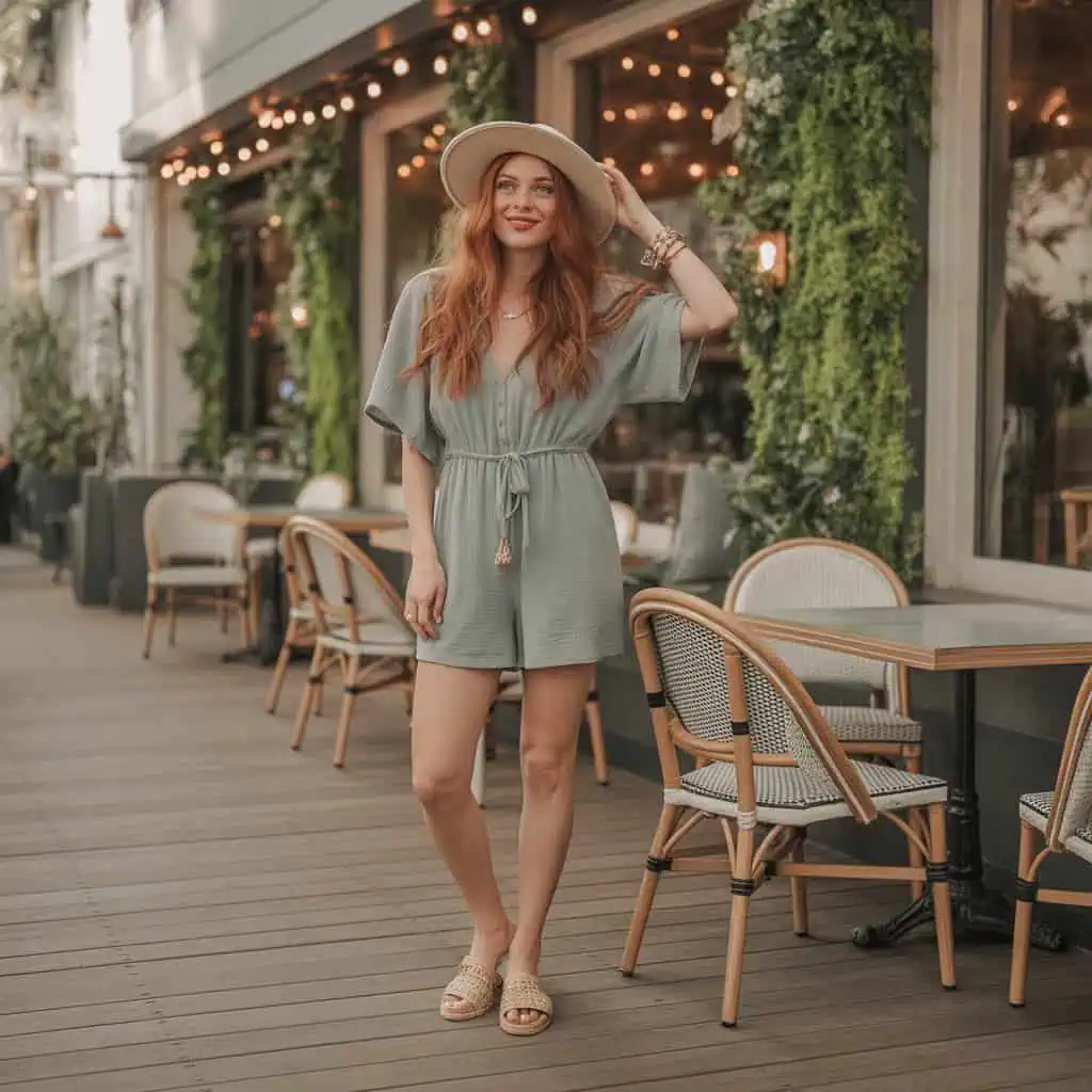 Image of a person wearing the described outfit/style