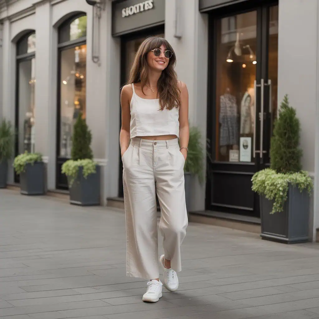 Image of a person wearing the described outfit/style