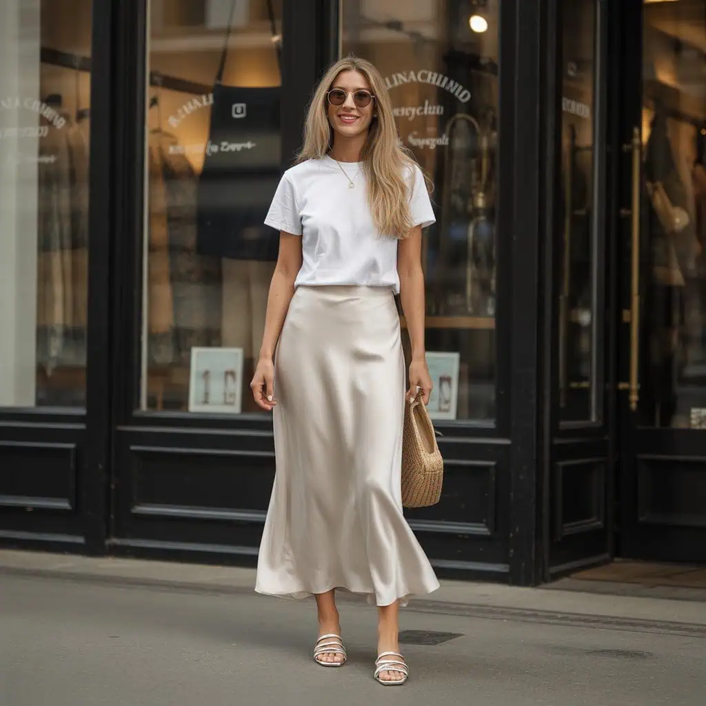 Image of a person wearing the described outfit/style