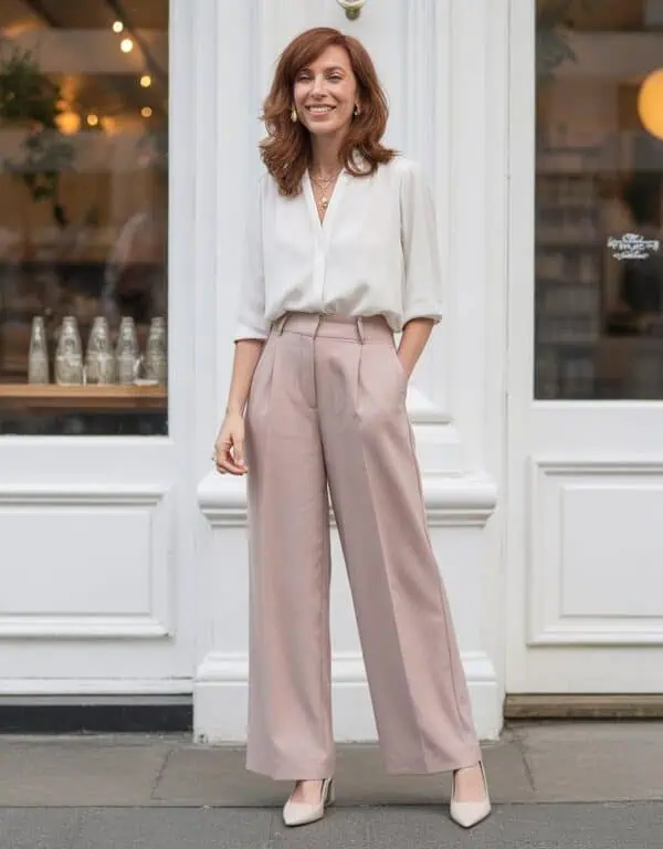 Image of a person wearing the described outfit/style
