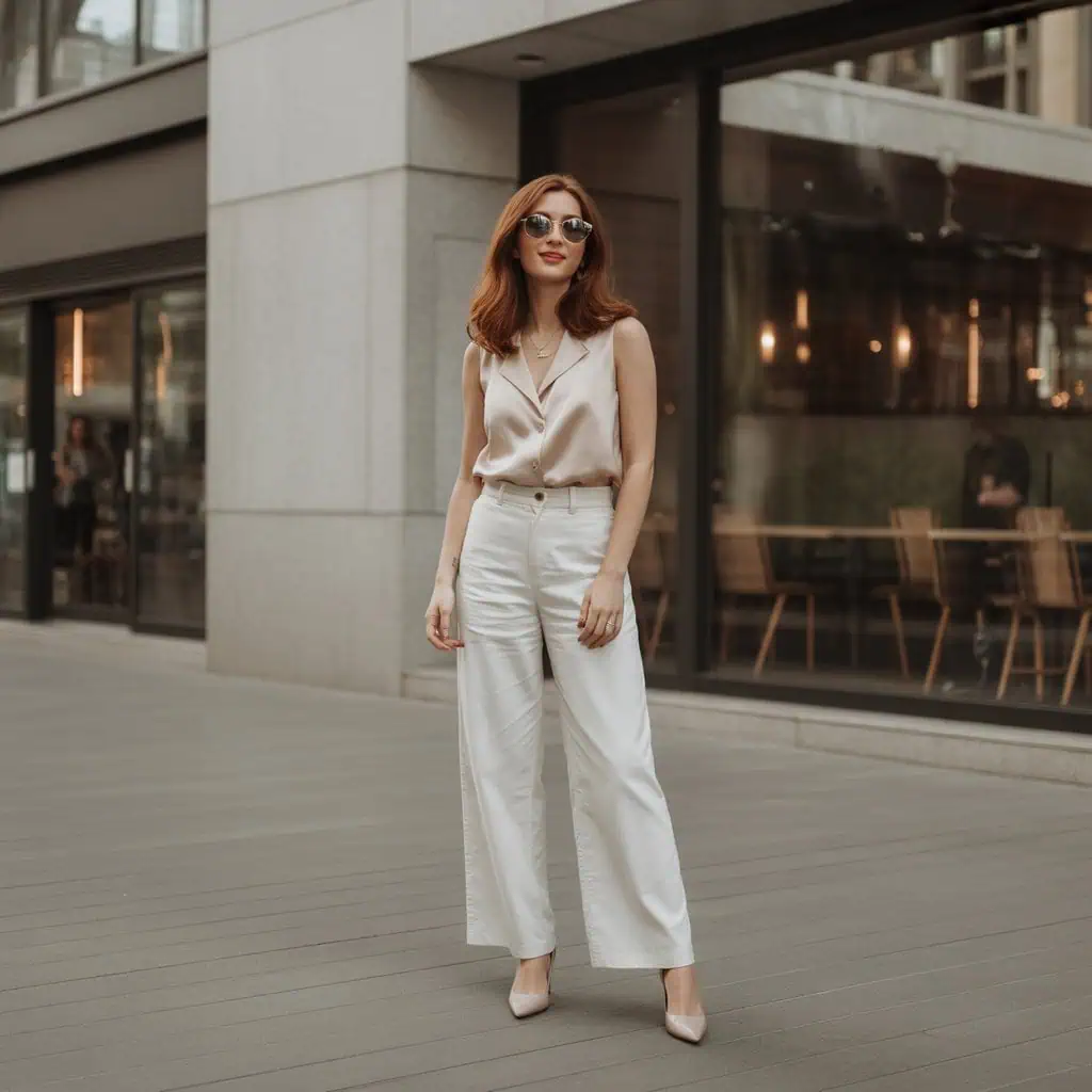 Image of a person wearing the described outfit/style
