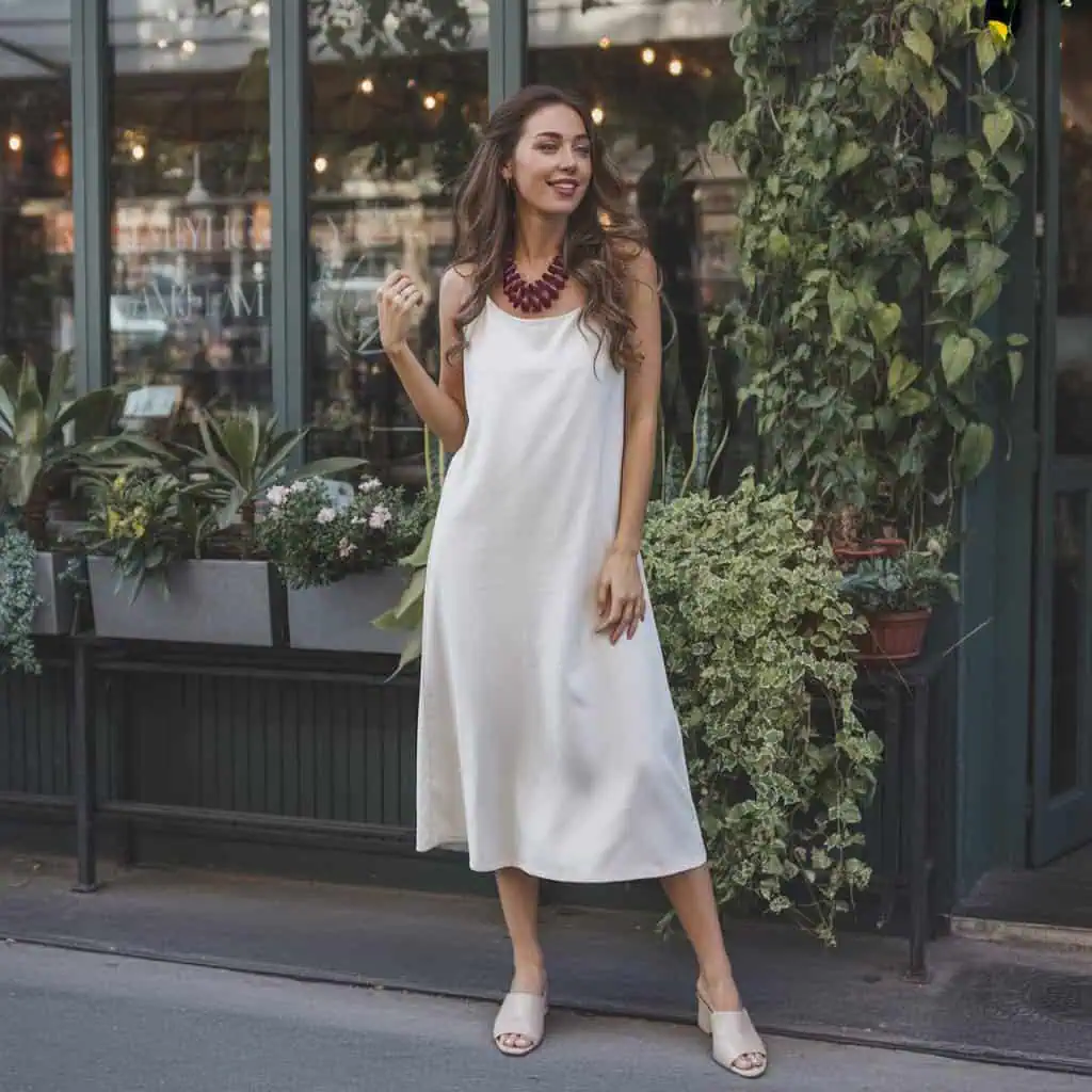 Image of a person wearing the described outfit/style