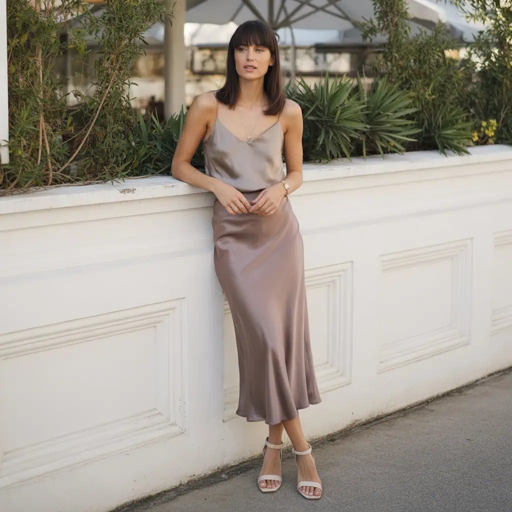 Image of a person wearing the described outfit/style