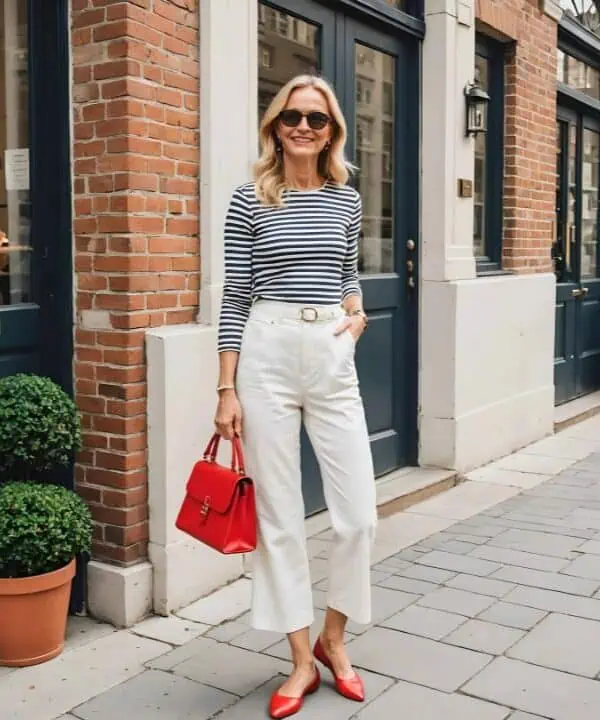 15 Trendy And Chic Outfits Anyone Over 60 Can Style With Just A T-Shirt