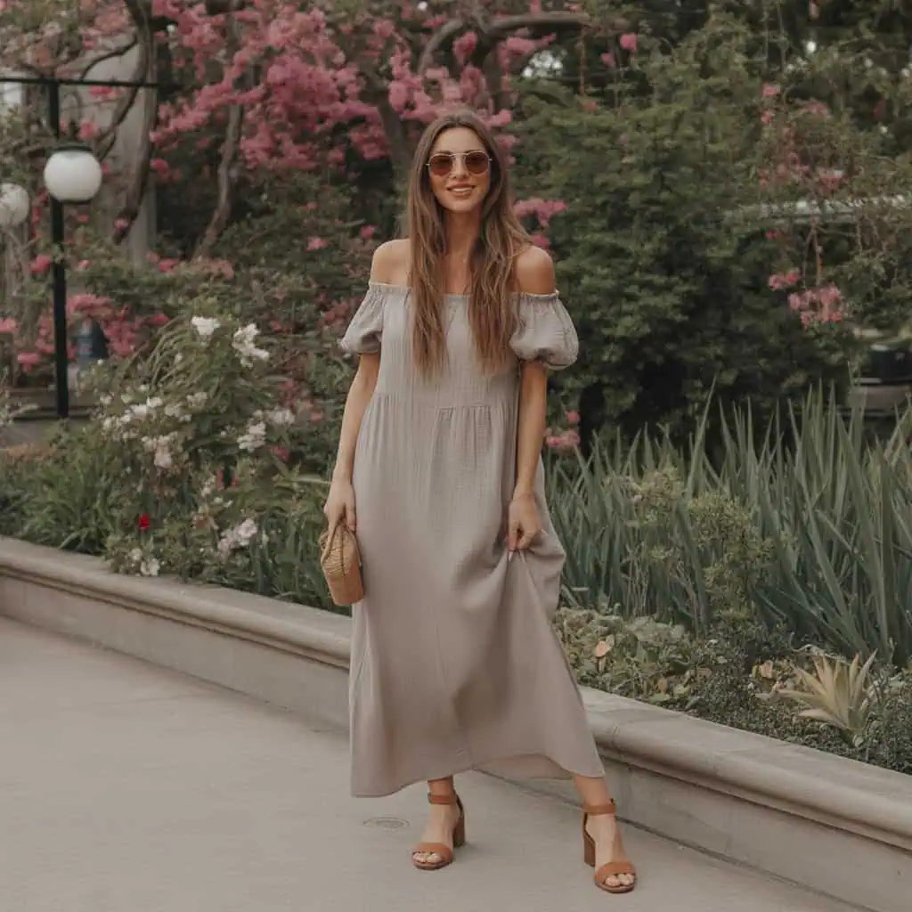 Image of a person wearing the described outfit/style