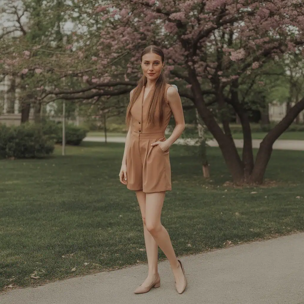 Image of a person wearing the described outfit/style
